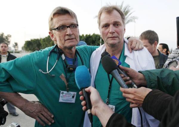 Mads Gilbert and Erik Fosse